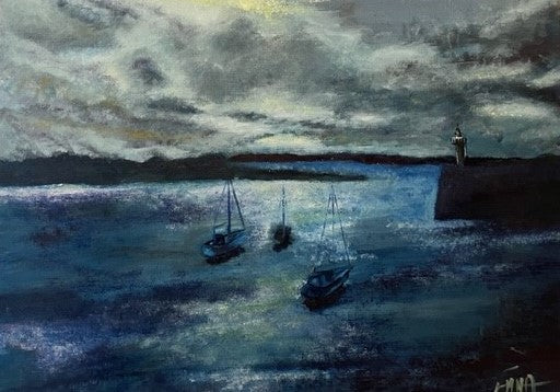 La mer bleue